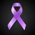 Periwinkle ribbon. Eating Disorder awareness symbol