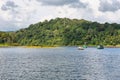 Periyar lake in Periyar National Park, Kerala, India Royalty Free Stock Photo