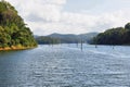 Periyar lake in Periyar National Park, Kerala, India Royalty Free Stock Photo