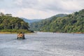 Periyar lake in Periyar National Park, Kerala, India Royalty Free Stock Photo