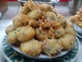 Perkedel, Indonesian fried mashed potato minced beef patties