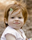 Perky Little Girl Royalty Free Stock Photo