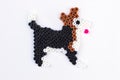 Perler bead dog.