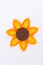 Perler bead sunflower.