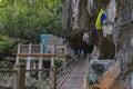 Perlis,Malaysia-January 19th,2014:Visitors were seen entering the Kelam Cave in Perlis.This is one of the famous tourist spot in