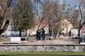 Perm, Russia - April 30.2016: Monument -Broken off brotherhood