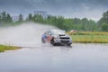 PERM, RUSSIA - JUL 22, 2017: Sport car at Open Ural Championship