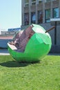 PERM, RUSSIA - JUN 11, 2013: Apple Sculpture