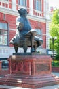 PERM, RUSSIA - JUN 11, 2013: Monument to doctor Fyodor Grail