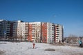 Perm, Russia - March 31.2016: Spring city landscape