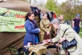 Perm, Russia - May 09.2016: Commercial production of military