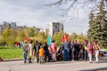 Perm, Russia - May 09.2016: Street commerce in holiday day