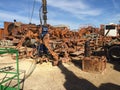 Permain Wellhead With Frac Crew