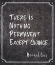 Permanent Heraclitus quote