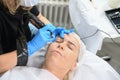 Permanent makeup on the eyebrows Royalty Free Stock Photo