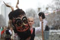 International masquerade festival Surva in Pernik, Bulgaria Royalty Free Stock Photo