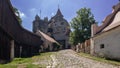 Pernstejn castle first courtyard