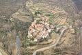 Peroblasco village from the top. Royalty Free Stock Photo