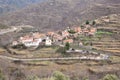Peroblasco village from the top. Royalty Free Stock Photo
