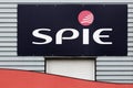 Spie logo on a building