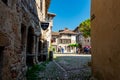 Perouges, France - September 10 2023: Old village touristic vibe Royalty Free Stock Photo