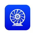 Perpetuum mobile icon blue vector