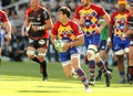 Perpignan's fullback Jerome Porical