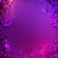 perple background with abstract triangle pattern Royalty Free Stock Photo