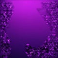 perple background with abstract triangle pattern Royalty Free Stock Photo