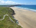 Perranporth Beach, Cornwall Royalty Free Stock Photo