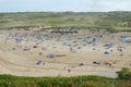 Perranporth beach,Cornwall Royalty Free Stock Photo