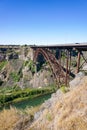 Perrine bridge over Snake river canyon, Twin falls, Idaho Royalty Free Stock Photo