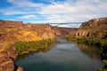 Perrine Bridge over Snake River Royalty Free Stock Photo