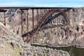 Perrine Memorial Bridge, Snake River Canyon, Idaho Royalty Free Stock Photo