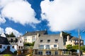 Residential houses near Saint-Guirec beach Royalty Free Stock Photo