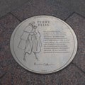 Perry Ellis Plaque Royalty Free Stock Photo