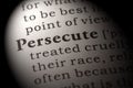 Definition of the word persecute