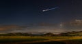 Perseid Meteor meteorite shooting star in the nights sky