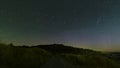 Perseid shooting star near the big dipper,