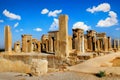 Persepolis is the capital of the ancient Achaemenid kingdom. Sight of Iran. Ancient Persia. Royalty Free Stock Photo