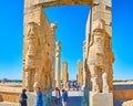 Eastern entrance to Xerxes Gate, Persepolis, Iran