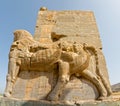 Persepolis Lamassu statues Royalty Free Stock Photo