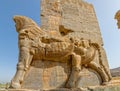 Persepolis Lamassu statues Royalty Free Stock Photo