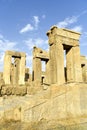 Persepolis Takht-e-Jamshid or Taxt e Jamsid or Throne of Jamshid, capital of the Achaemenid Empire, Shiraz, Fars, Iran, June 24