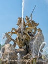 Perseus and Andromeda fountain at Witley Court, Worcestershire, England. Royalty Free Stock Photo