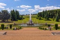 Perseus and Andromeda Fountain, Witley Court, Worcestershire, England. Royalty Free Stock Photo