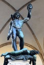 Perseus with the head of medusa by Benvenuto Cellini in Florence, Italy Royalty Free Stock Photo