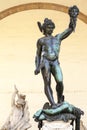 Perseus with the head of Medusa. Royalty Free Stock Photo