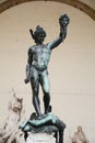 Perseus with the head of medusa, Florence, Italy Royalty Free Stock Photo