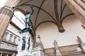 Perseus with the Head of Medusa in Florence Royalty Free Stock Photo